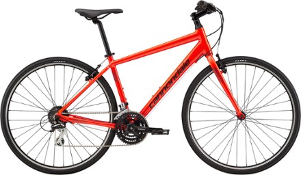 Red Cannondale Road Bike