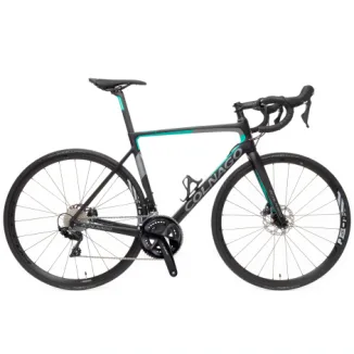 Colnago V3 Disc 105 Carbon Road Bike  - Black / Green / 45cm