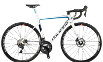 Colnago V3 Disc 105 Carbon Road Bike  - White / Blue / 45cm