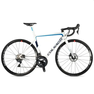 Colnago V3 Disc 105 Carbon Road Bike  - White / Blue / 45cm