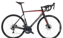Colnago V3 Disc Ultegra Carbon Road Bike - Black / Red / 45cm