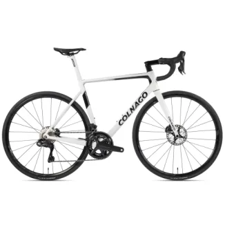 Colnago V3 Disc Ultegra Di2 Carbon Road Bike - 2023 - White / Black / 54cm / Sloping