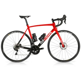 Moda Vivo 105 Disc Carbon Road Bike - 2022 - Red / Black / XLarge / 58cm