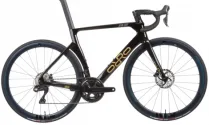 Orro Venturi STC Ultegra Di2 Airbeat Carbon Road Bike - 2023 - Black / Gold Gloss / Small / 48cm