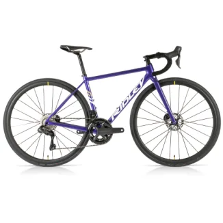 Ridley Helium SLX Disc Ultegra Di2 Carbon Road Bike - XXS - Purple / Gold / White / XXSmall