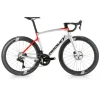 Ridley Noah Fast Disc Dura Ace Di2 SC55 Carbon Custom Road Bike - Silver / Red / Large