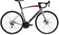 Ridley Noah Disc Ultegra Carbon Road Bike - 2023 - Silver / Red / Black / Large