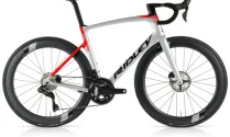 Ridley Noah Fast Disc Ultegra Di2 SC55 Carbon Custom Road Bike - Silver / Red / Medium