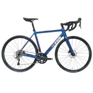 Cinelli Veltrix Tiagra Hydro Disc Carbon Road Bike - Blue / Red / Small