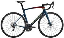 Ridley Noah Disc 105 Carbon Road Bike - 2023 - Jeans Blue / Ruby Red / Gold / Large