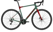 Ridley Grifn GRX 600 2x Carbon Allroad Bike - Candy Red Metallic  / Thyme Green / XLarge