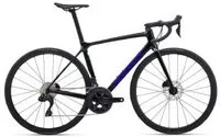 Giant TCR Advanced 1 Disc Road Bike  2024 Medium - Gloss Carbon/ Aerospace Blue