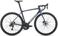 Giant TCR Advanced Pro Disc 0 Di2 Road Bike  2024 Medium/ Large - Gloss Blue Dragonfly/ Chrome Carbon