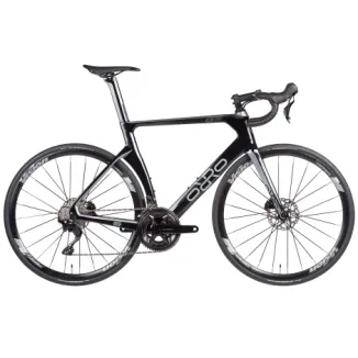 Orro Venturi Evo 105 R7120 Team 30 Carbon Road Bike - 2024 - Black / Silver / Small / 48cm