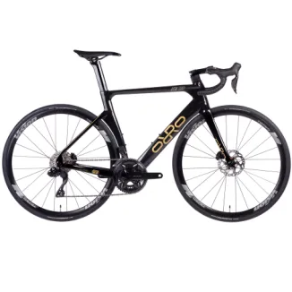 Orro Venturi STC 105 Di2 Team 30 Carbon Road Bike - 2024 - Black / Gold Gloss / Small / 48cm