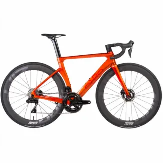 Orro Venturi STC Dura Ace Di2 Zipp Limited Edition Carbon Road Bike - Opulent Orange / 53cm / Large