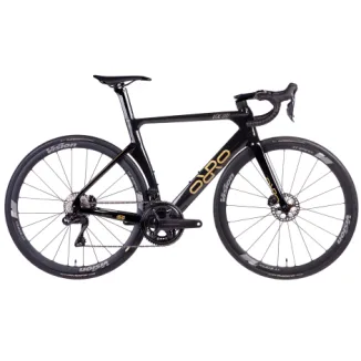 Orro Venturi STC Ultegra Di2 Trimax Carbon Road Bike - 2024 - Black / Gold Gloss / Medium / 51cm