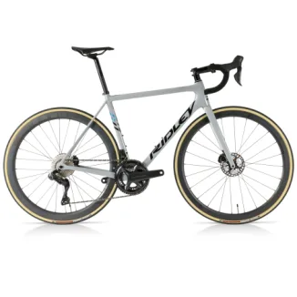 Ridley Helium SLX Disc Ultegra Di2 Carbon Road Bike - Battleship Grey / Black / Small