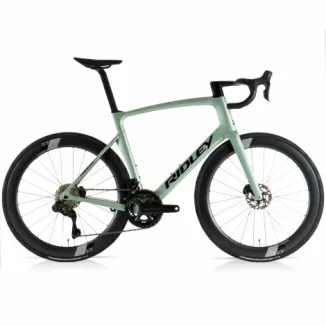 Ridley Noah Fast Disc Ultegra Di2 SC55 Custom Carbon Road Bike - Copperish Green / Black / Large
