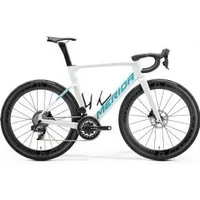 Merida Reacto 9000 Road Bike  2024 Small - White/ Teal