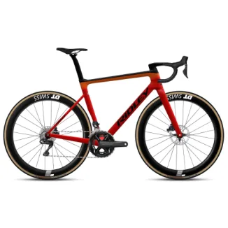 Ridley Falcn RS Ultegra Di2 Carbon Road Bike - 2024 - Black / Red / Orange / XXSmall