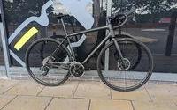 EX DEMO Specialized Aethos Comp AXS 56cm Road Bike 2022 Satin Carbon/Teal Tint Fade/Flake Silver