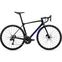 Giant Tcr Advanced 1 Disc Road Bike  2024 Medium/ Large - Gloss Carbon/ Aerospace Blue