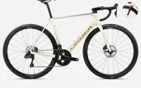 Orbea Orca M20i Team Road Bike 2024 Ivory White/Burgundy/Vulcano