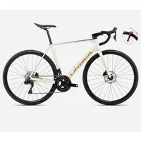 Orbea Orca M30i Road Bike 2024 Ivory White/Burgundy/Vulcano