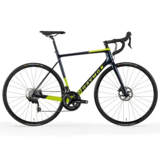 R Raymon RaceRay 7.0 105 Carbon Road Bike - Navy Blue / Fluro Yellow / 60cm