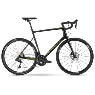 R Raymon RaceRay 9.0 Ultegra Di2 Carbon Road Bike - Boxed - Black / Green / 60cm