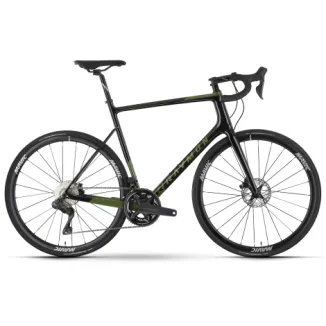 R Raymon RaceRay 9.0 Ultegra Di2 Carbon Road Bike - Black / Green / 60cm