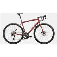 Specialized Aethos Pro Ultegra Di2 Road Bike 2024 Satin Red Sky/Red Onyx