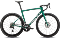Specialized Tarmac SL8 Pro Ultegra Di2 Road Bike 2024 Gloss Pine Green Metallic/White