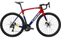 Trek Domane SLR 7 Gen 4 Road Bike 2024 Metallic Red Smoke/Blue Smoke Fade