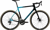 Ridley Helium Disc Rival AXS Carbon Road Bike - 2023 - Black / Belgian Blue / L