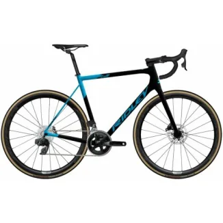 Ridley Helium Disc Rival AXS Carbon Road Bike - 2023 - Black / Belgian Blue / L