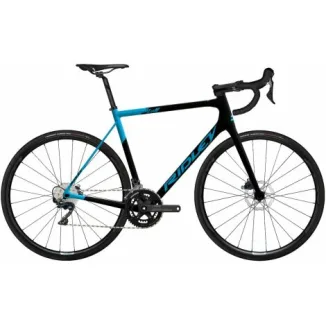 Ridley Helium Disc Ultegra Carbon Road Bike - 2023 - Black / Belgian Blue / M