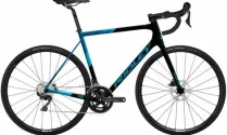 Ridley Helium Disc Ultegra Carbon Road Bike - Black / Belgian Blue / L