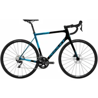 Ridley Helium Disc Ultegra Carbon Road Bike - Black / Belgian Blue / L