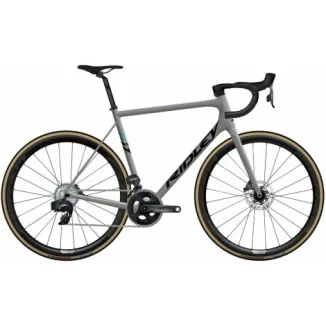 Ridley Helium SLX Disc Force AXS Carbon Road Bike - 2023 - Battle Ship Grey / Black / S