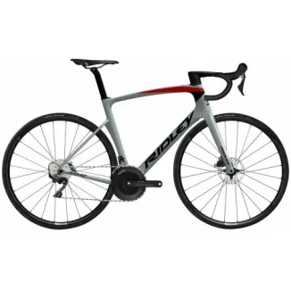 Ridley Noah Disc Ultegra Carbon Road Bike - 2022 - Grey / Red / Black / M