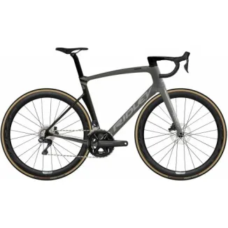 Ridley Noah Fast Disc Ultegra DI2 Carbon Road Bike - 2023 - Black Metallic / Pale Slate Grey / Empress Grey Metallic / M