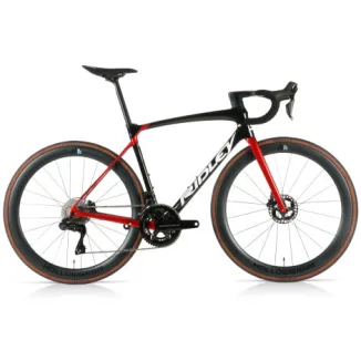 Ridley Fenix SLiC Dura Ace Di2 Carbon Custom Road Bike - Black / Red / Small