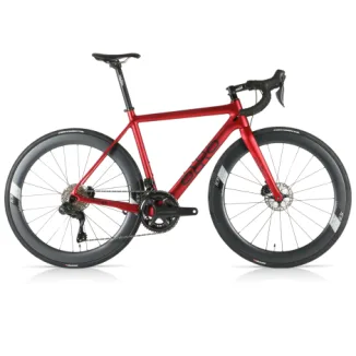 Orro Gold STC Ultegra Di2 SC55 Carbon Custom Road Bike - Dark Red / Matt / Small / 52cm
