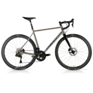 Kinesis GTD V2 Ultegra Di2 34|37 Titanium Road Bike - Titanium / 54cm