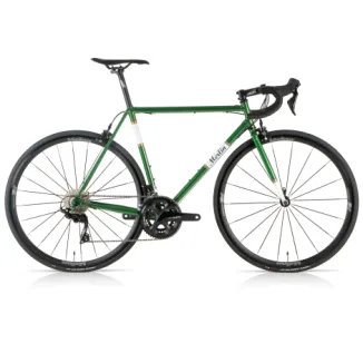 Merlin Classic 105 Steel Road Bike - Ex Display - Racing Green / White / Gold / 56cm / EX-DISPLAY