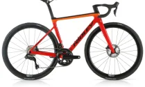Ridley Falcn RS Ultegra Di2 Levanto Carbon Road Bike  - Black / Red / Orange / Medium