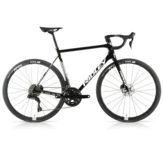 Ridley Helium Disc 105 Di2 Lotto Soudal Carbon Road Bike - Black / Silver / Medium