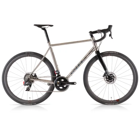 Kinesis GTD V2 Force AXS 34|37 Titanium Road Bike - Titanium / 56cm